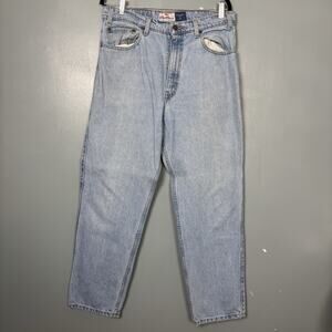 Vintage 90’s LEVI 540 Orange Tab Relaxed Fit Men’s Light Blue Denim Jeans 35x30